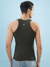 Hint Trendy Men’s Gym Vest - 777 | 100% Cotton Sleeveless Sports Vest | Deep Neck Workout Tank Top