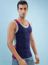 Hint Trendy Men’s Gym Vest - 888 | 100% Cotton Sleeveless Sports Vest | Deep Neck Workout Tank Top