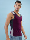 Hint Trendy Men’s Gym Vest - 888 | 100% Cotton Sleeveless Sports Vest | Deep Neck Workout Tank Top