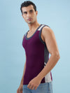 Hint Trendy Men’s Gym Vest - 888 | 100% Cotton Sleeveless Sports Vest | Deep Neck Workout Tank Top
