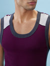 Hint Trendy Men’s Gym Vest - 888 | 100% Cotton Sleeveless Sports Vest | Deep Neck Workout Tank Top