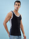 Hint Trendy Men’s Gym Vest - 888 | 100% Cotton Sleeveless Sports Vest | Deep Neck Workout Tank Top